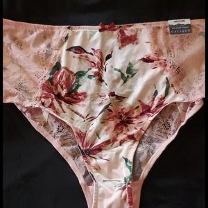 Lane Bryant mid waist cheeky floral panty